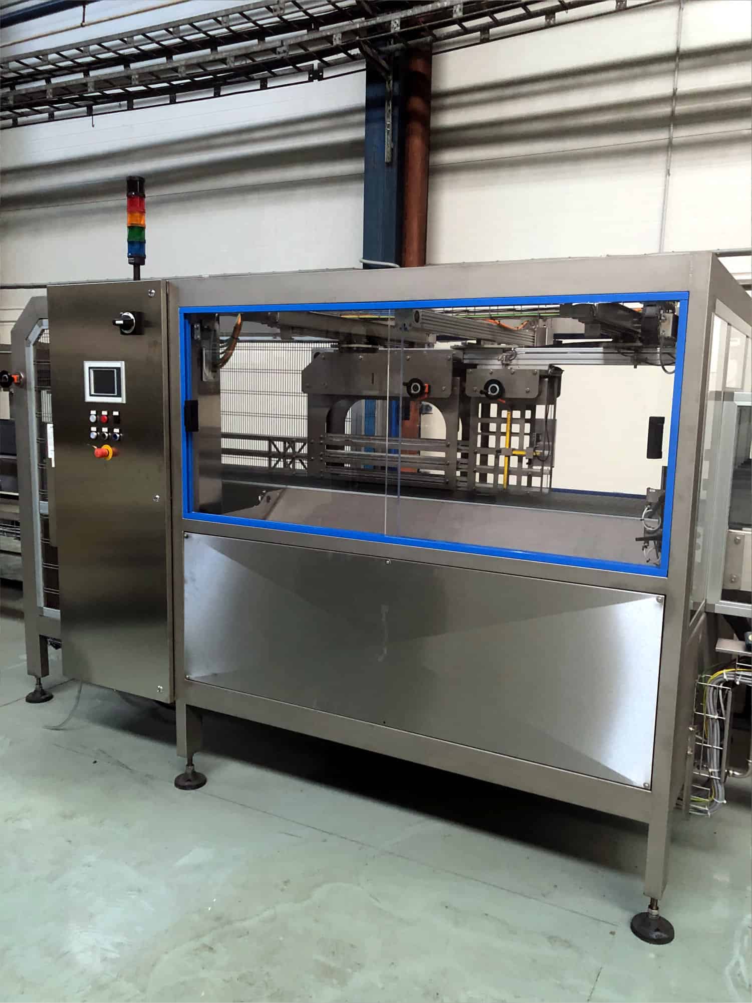 منظر جانبي لخط كرونز الزجاجي أحادي الاتجاه 