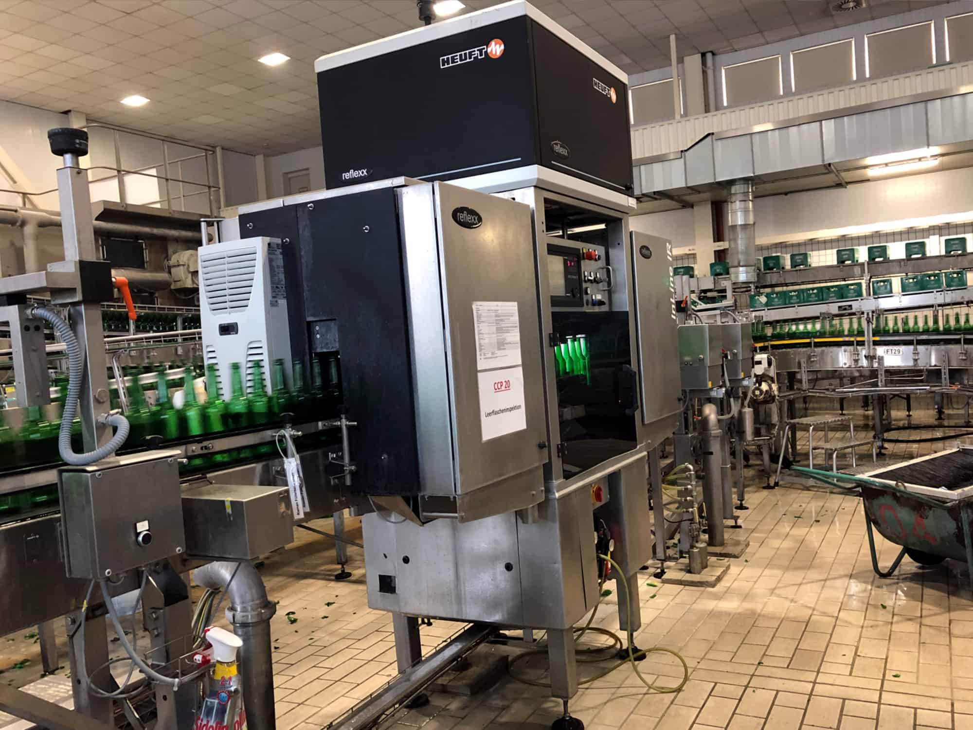 المنظر الأيسر لـ Heuft InLine IR 