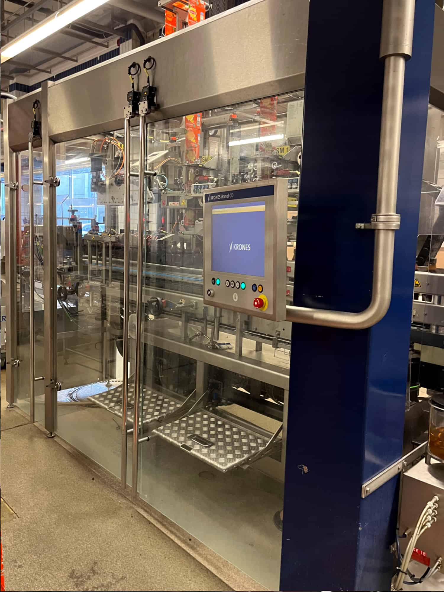 وحدة التحكم في Krones Sleevematic M2 + Shrinkmat 5000 